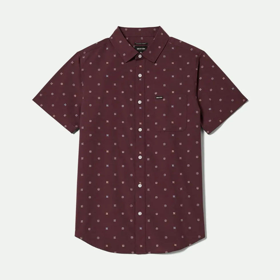 Brixton Mens Woven Charter Print