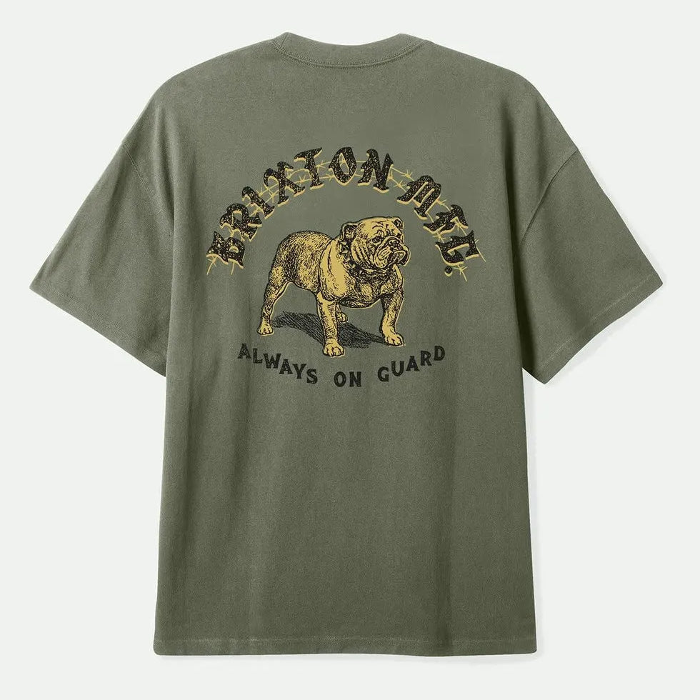 Brixton Mens Shirt Bauer Heavyweight Relaxed Tee