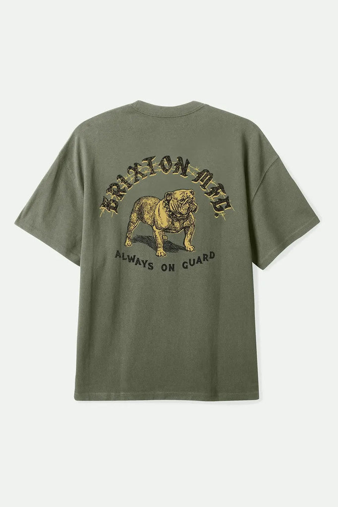 Brixton Mens Shirt Bauer Heavyweight Relaxed Tee