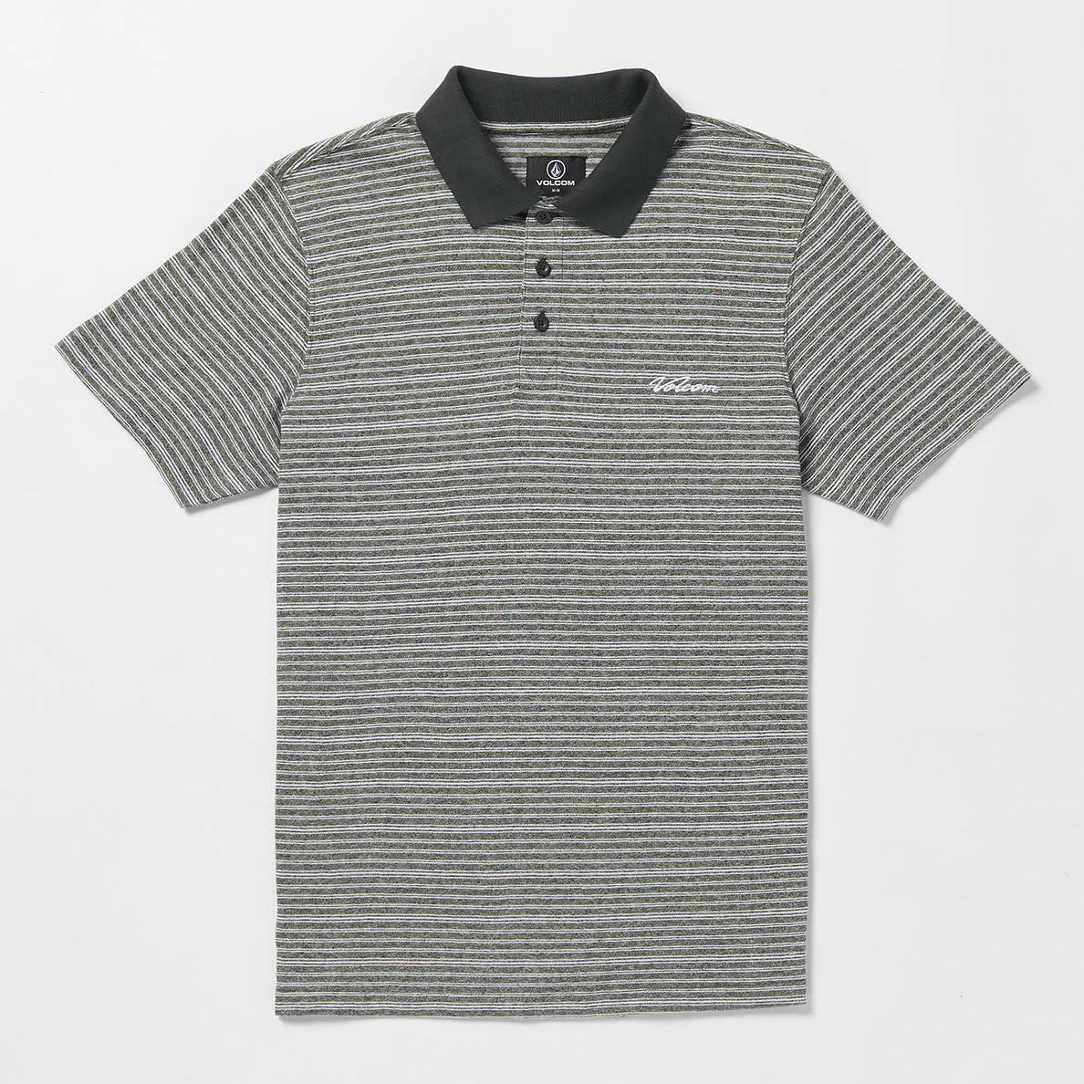 Volcom Mens Knit Static Stone Polo