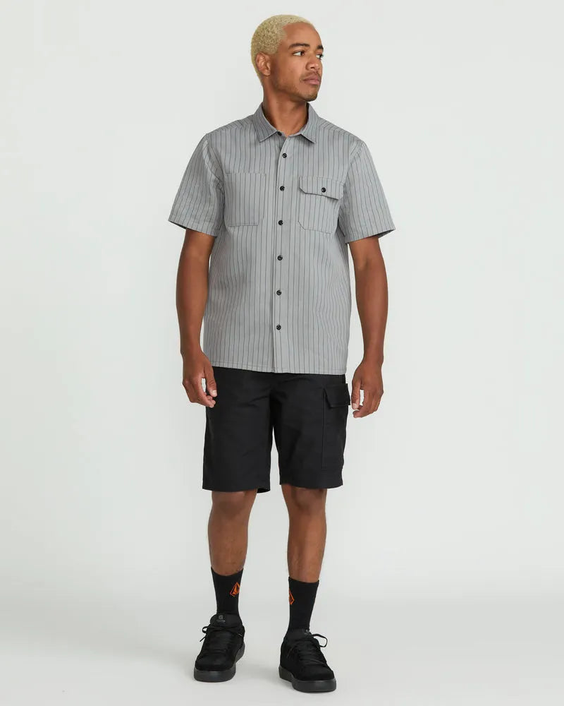 Volcom Mens Woven Trade Stone