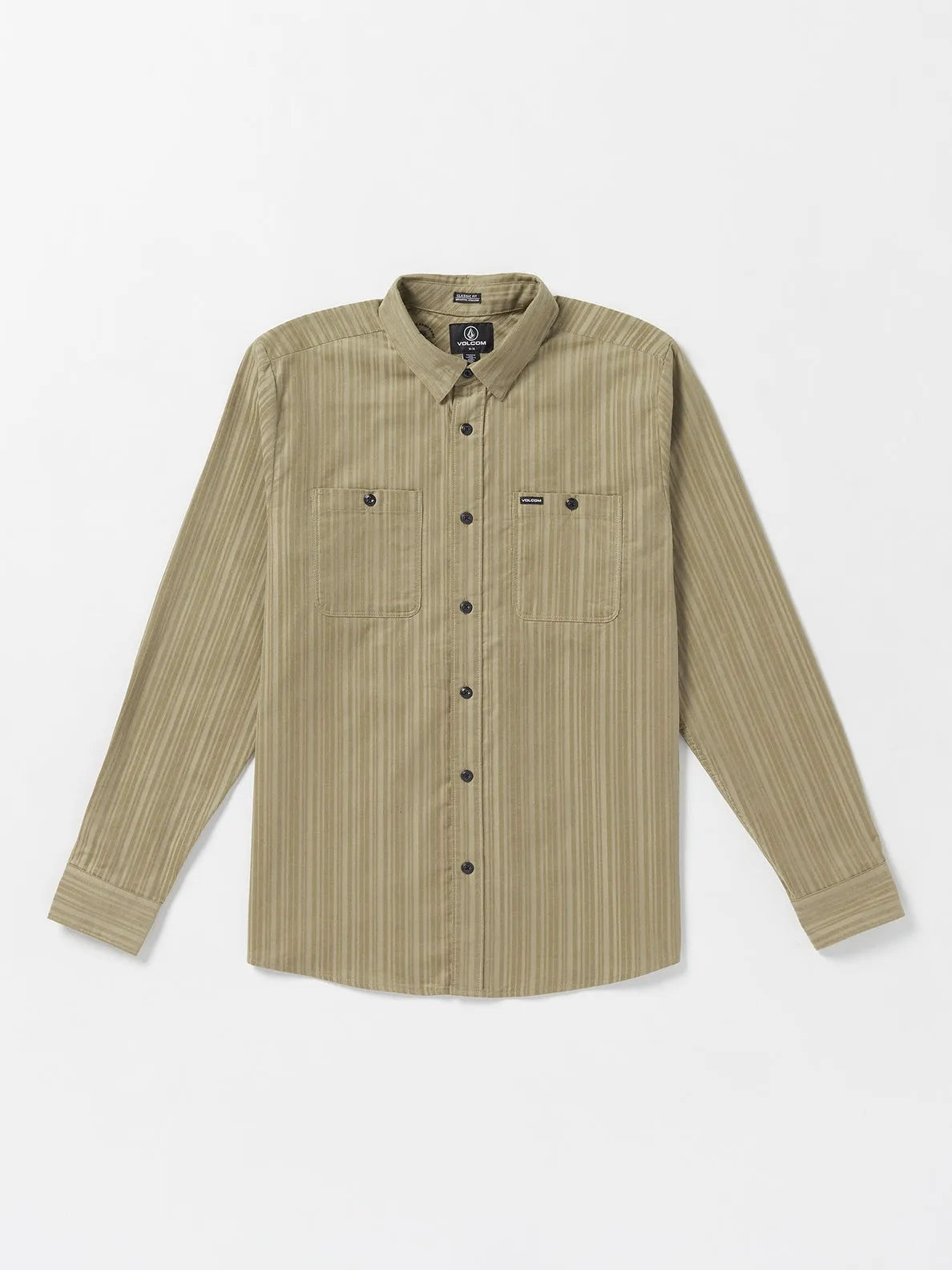 【 OMMO】VOLUME SLEEVE FOOD BZ(KHAKI/38) LCWAIKIKI Classic Textured Oversize Women's Shirt -W4AK78Z8-H8M
