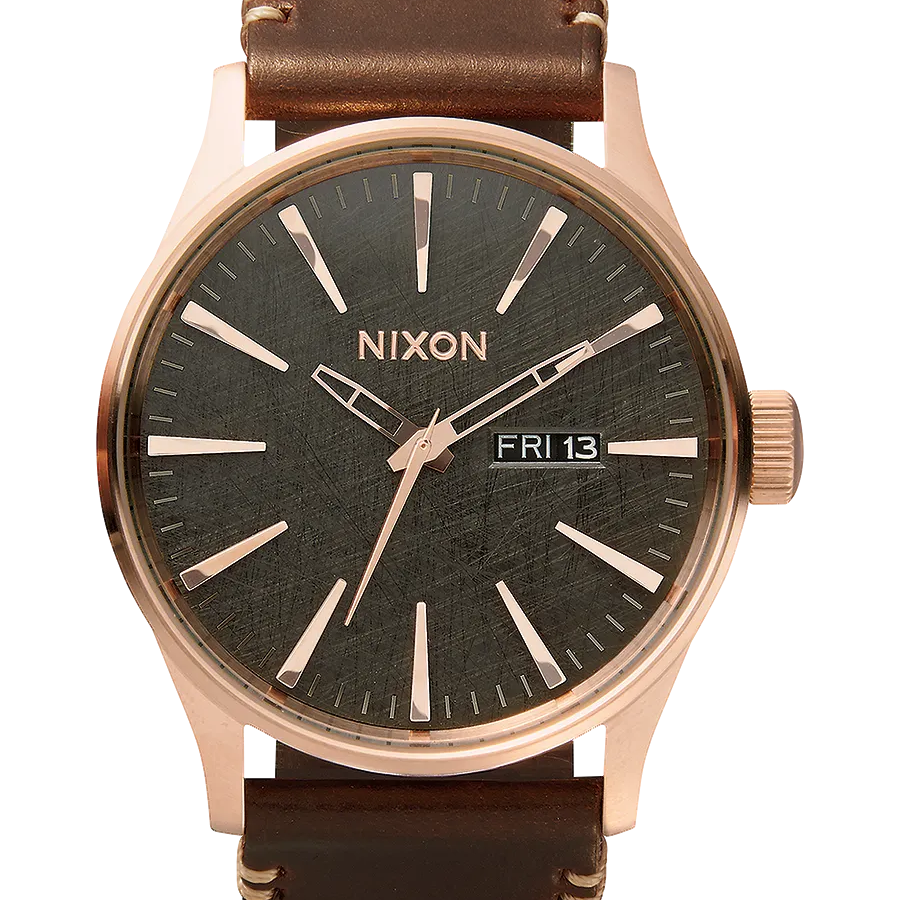 Nixon Watch Sentry Leather