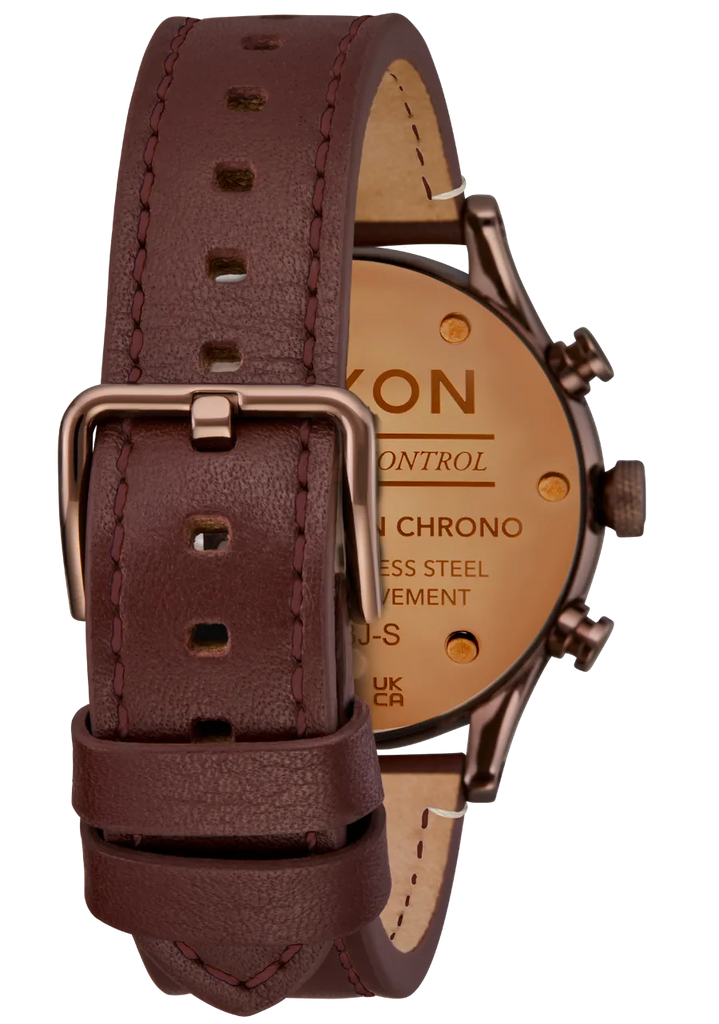 Nixon Watch Station Chrono Leather