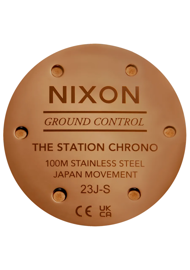 Nixon Watch Station Chrono Leather