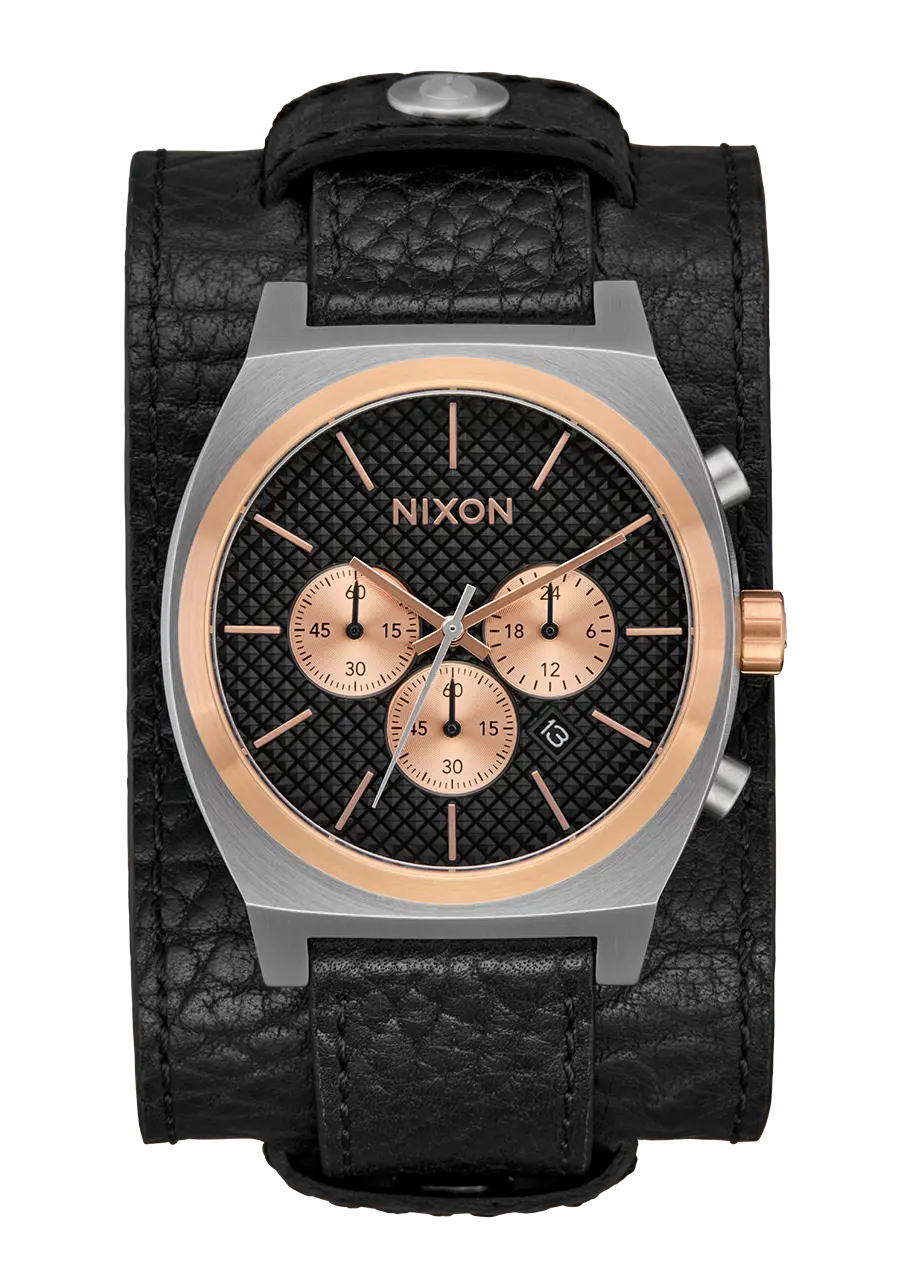 Nixon Watch Time Teller Chrono Leather