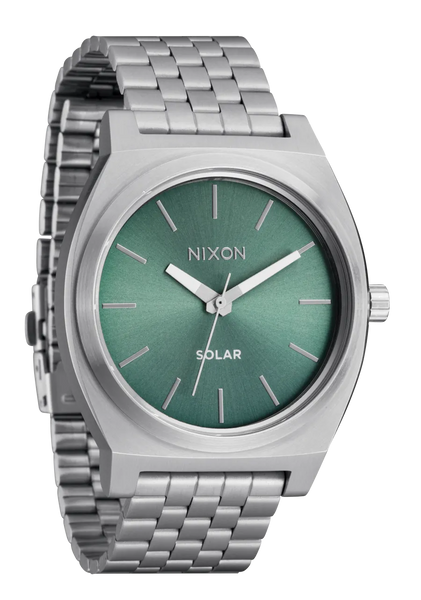 Nixon time 2025 teller silver black