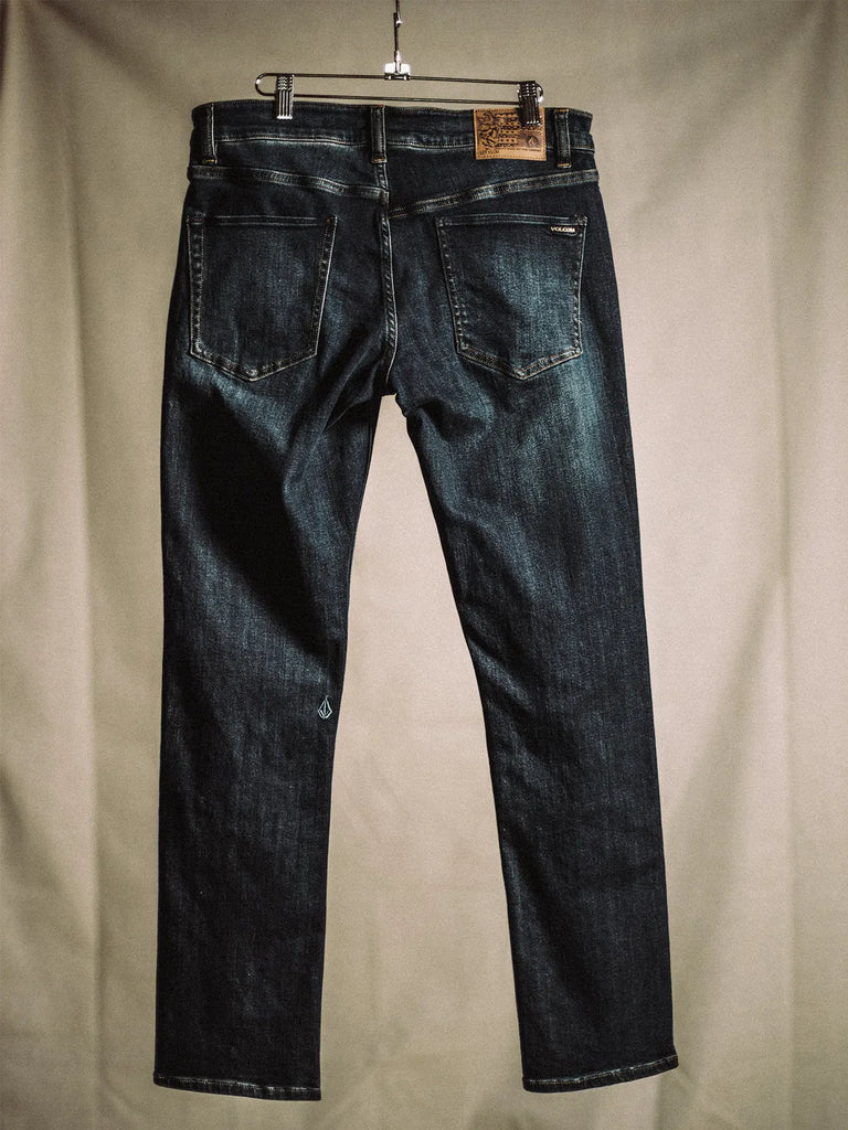 Volcom Mens Denim Vorta Slim Fit