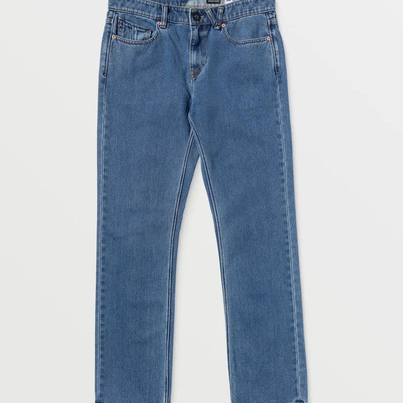Volcom Mens Denim Solver Modern Fit Jeans