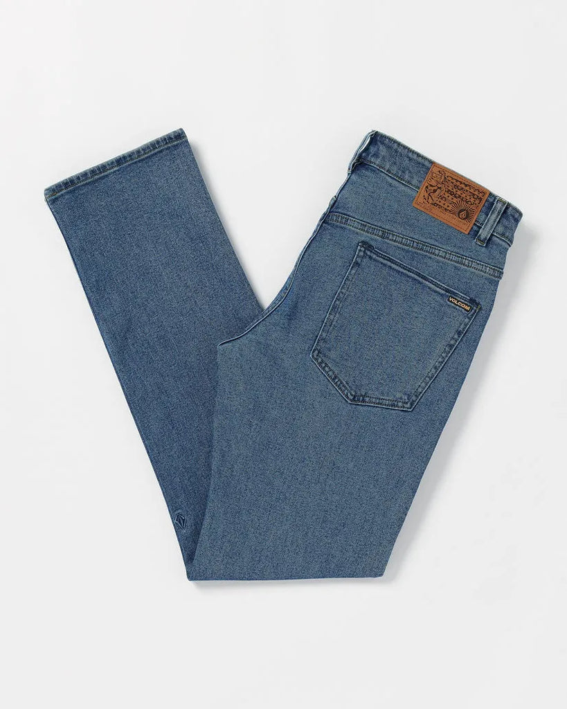 Volcom Mens Denim Solver Modern Fit Jeans