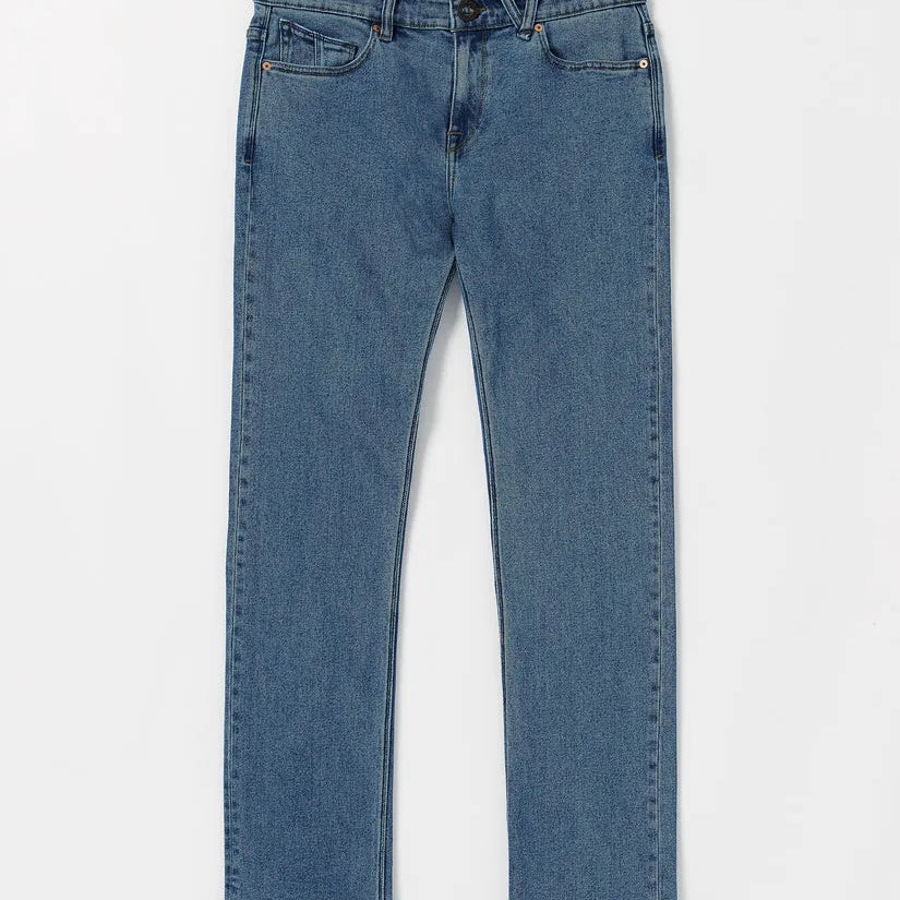 Volcom Mens Denim Solver Modern Fit Jeans