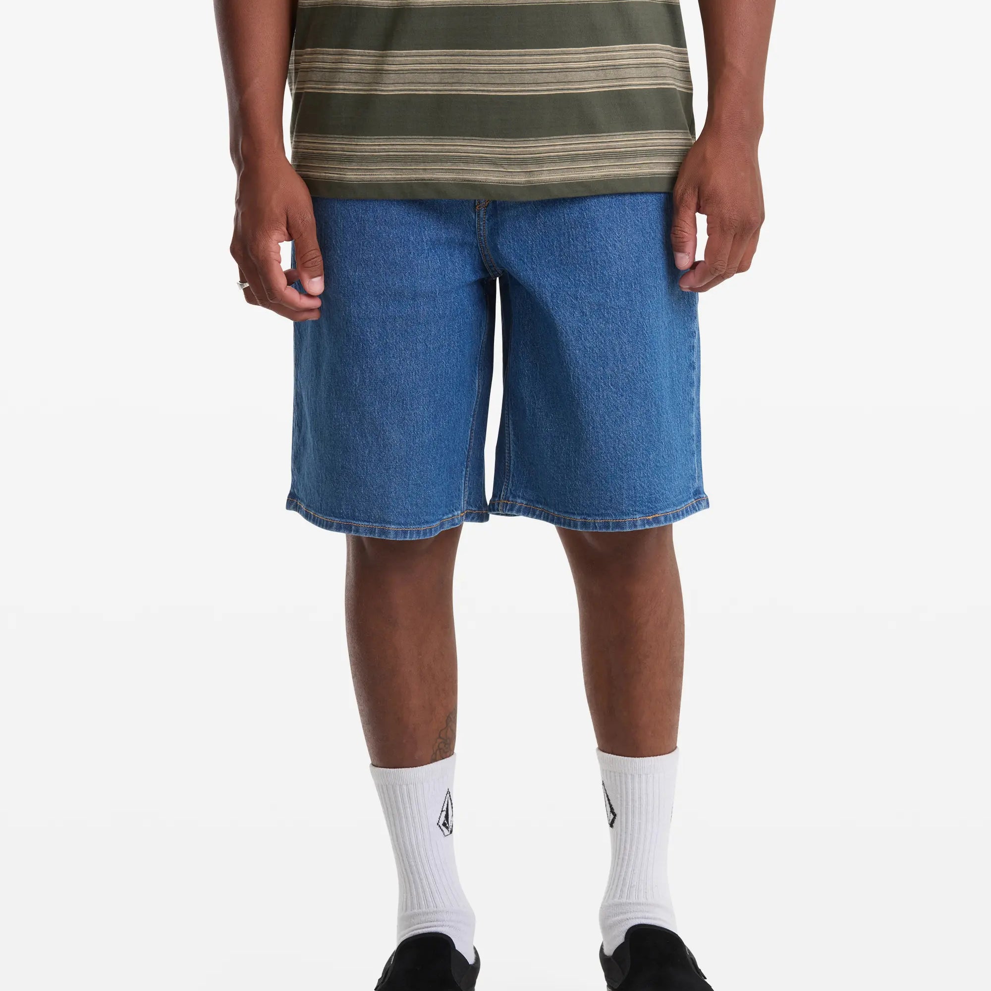 Volcom Mens Shorts Billow Denim