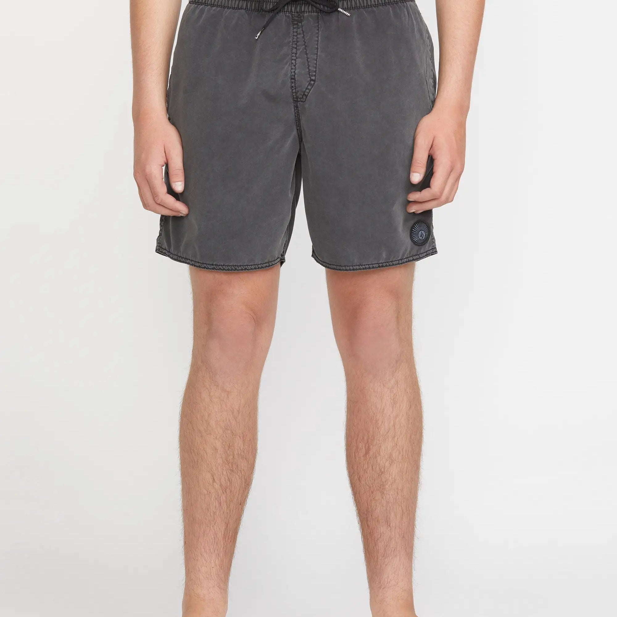 Volcom Mens Boardshorts Center Elastic Waist Trunks