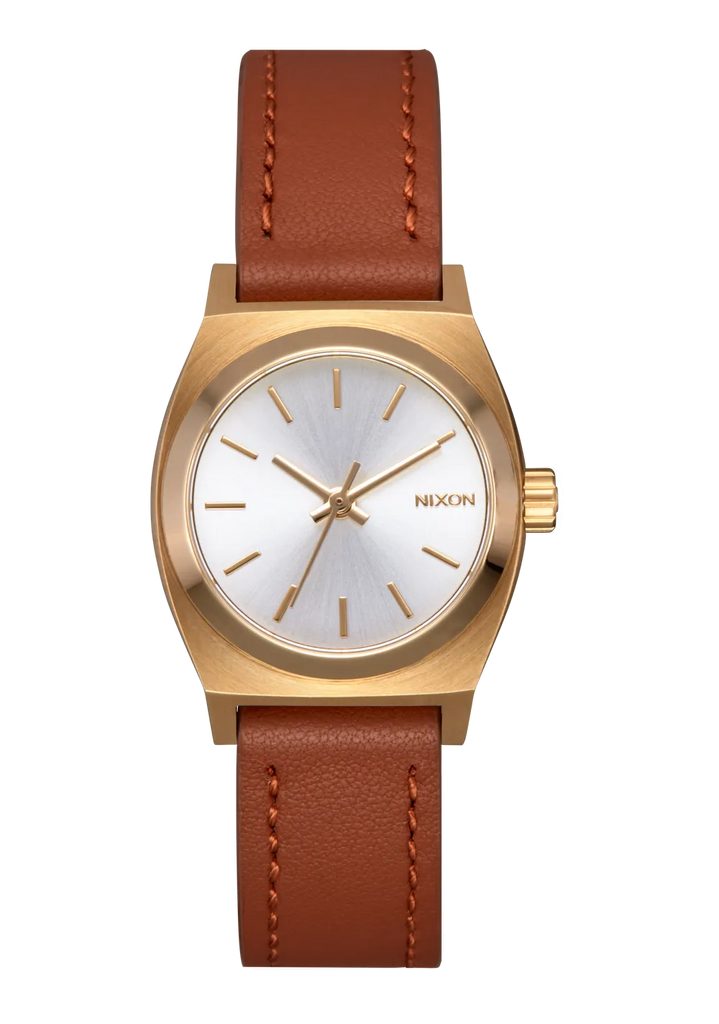 Nixon Watches Small Time Teller Leather