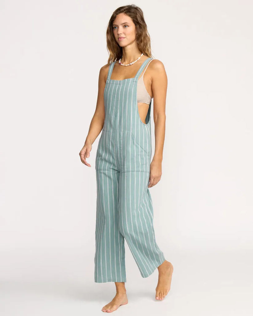 Billabong Womens Jumpsuit Pacific Time Romper Jumpsuit