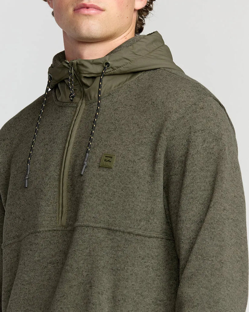 Billabong Mens Sweatshirt A/Div Boundary Hooded Half-Zip Pullover