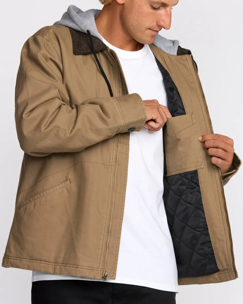 Billabong Mens Jacket Barlow Hooded