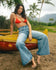 Billabong Womens Pants Free Fall Flare Denim