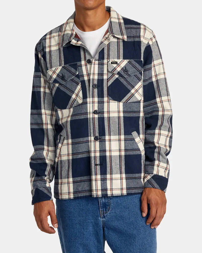 RVCA Mens Jacket Flight Risk Shirt Jacket