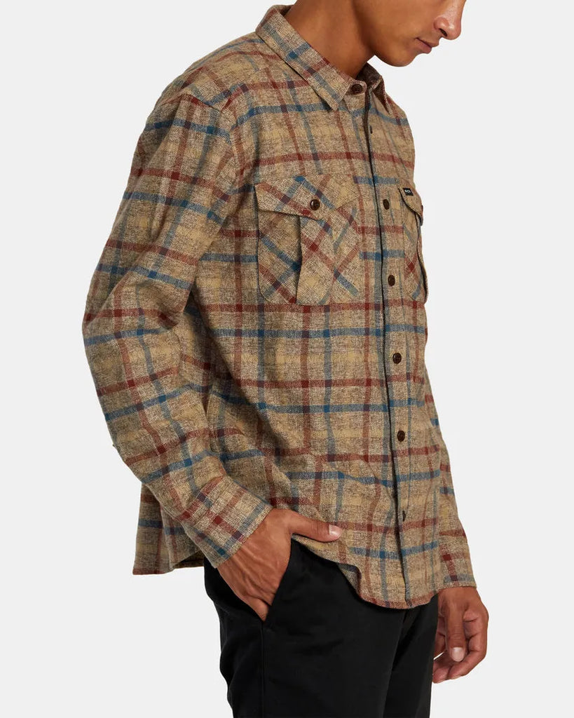 RVCA Mens Shirt Hughes Flannel