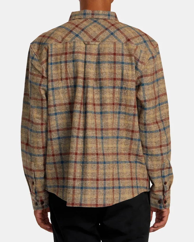RVCA Mens Shirt Hughes Flannel