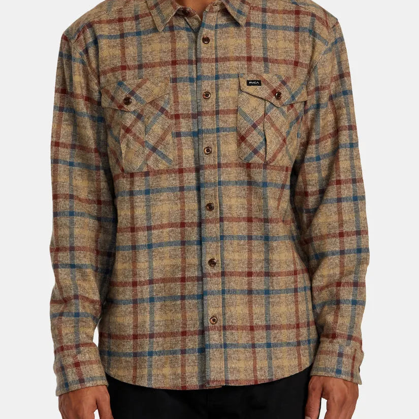 RVCA Mens Shirt Hughes Flannel