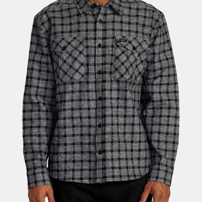 RVCA Mens Shirt Hughes Flannel
