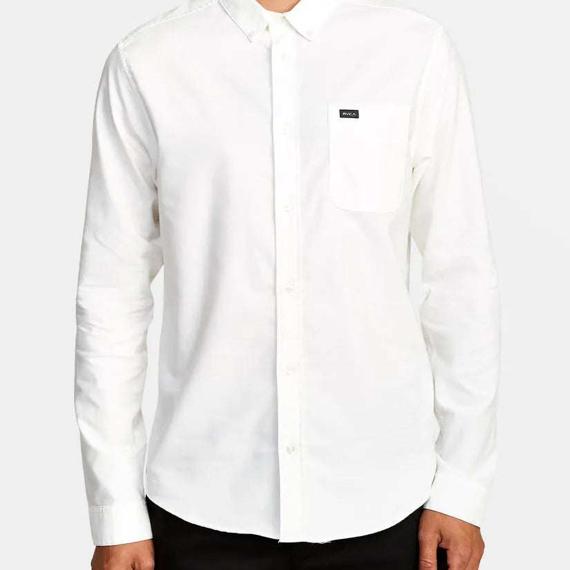 RVCA Mens Shirt That'll Do Long Sleeve