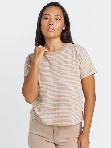 Volcom Womens Shirt Halite Striped