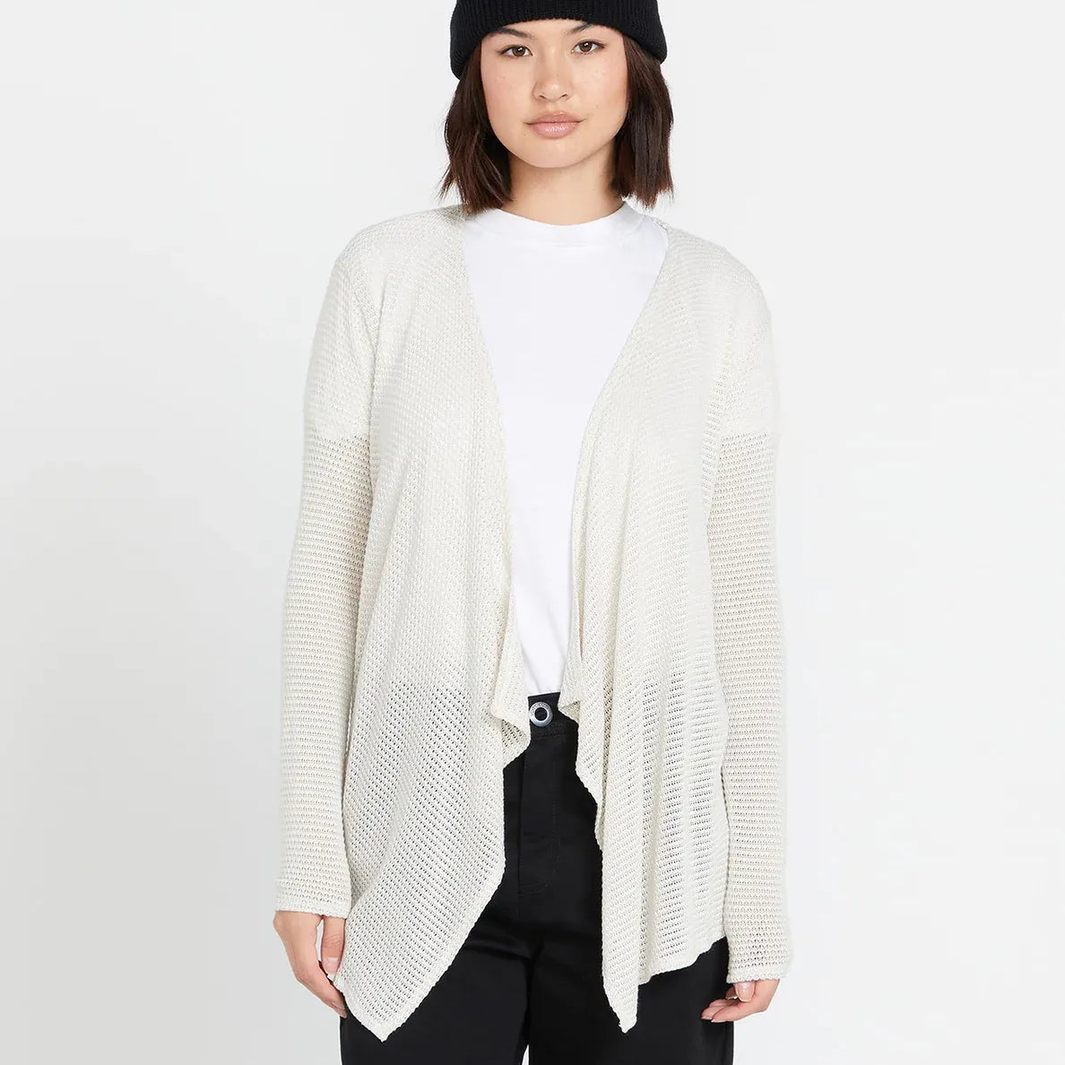 Volcom Womens Sweater Go Go Wrap Cardigan