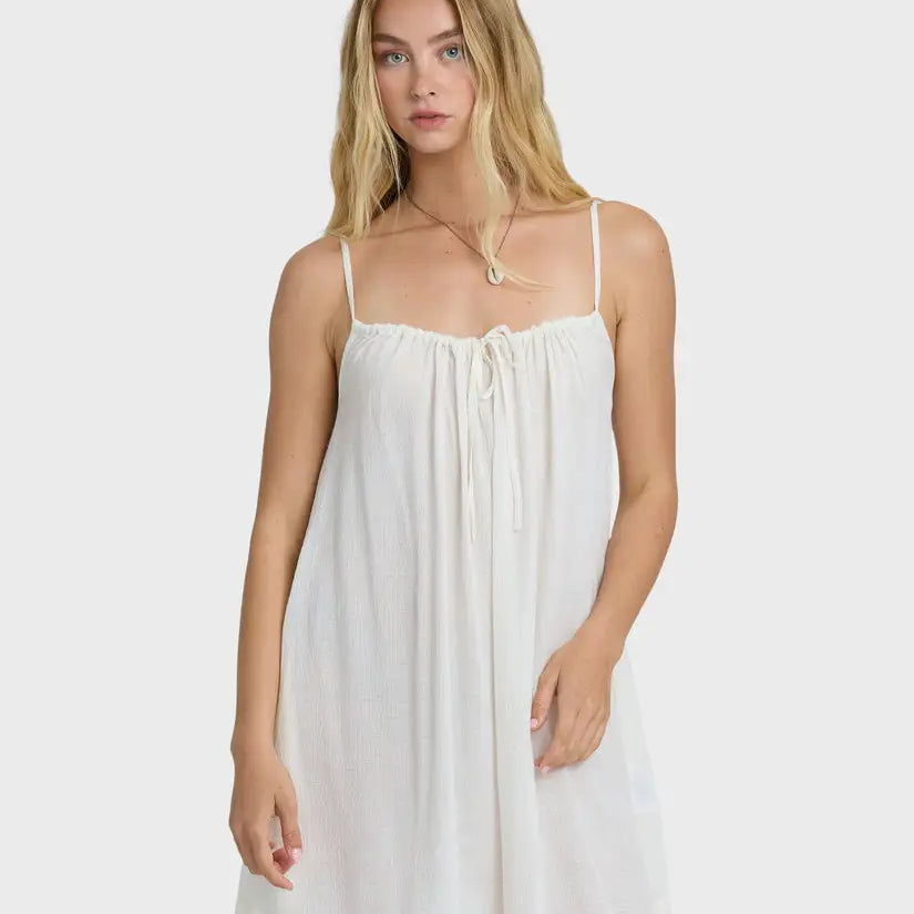 Billabong Womens Dress Beach Song Solid Mini