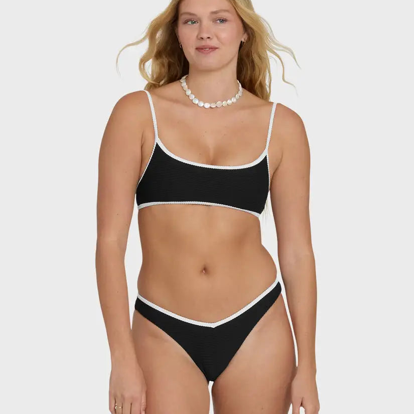 Billabong Womens Bikini Top Tanlines Bound Jaclyn Crop Bralette