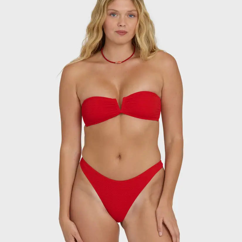 Billabong Womens Bikini Top Rising Tide V Bandeau