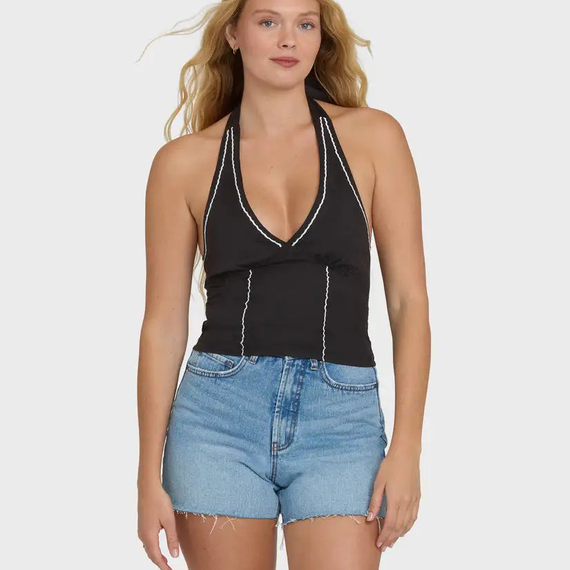 Billabong Womens Tank Top Sunny Sometimes Solid
