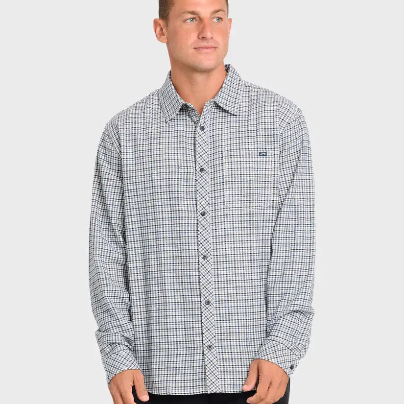Billabong Mens Shirt Coastline Long Sleeve Flannel