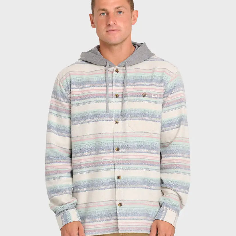 Billabong Mens Shirt Baja Long Sleeve Flannel