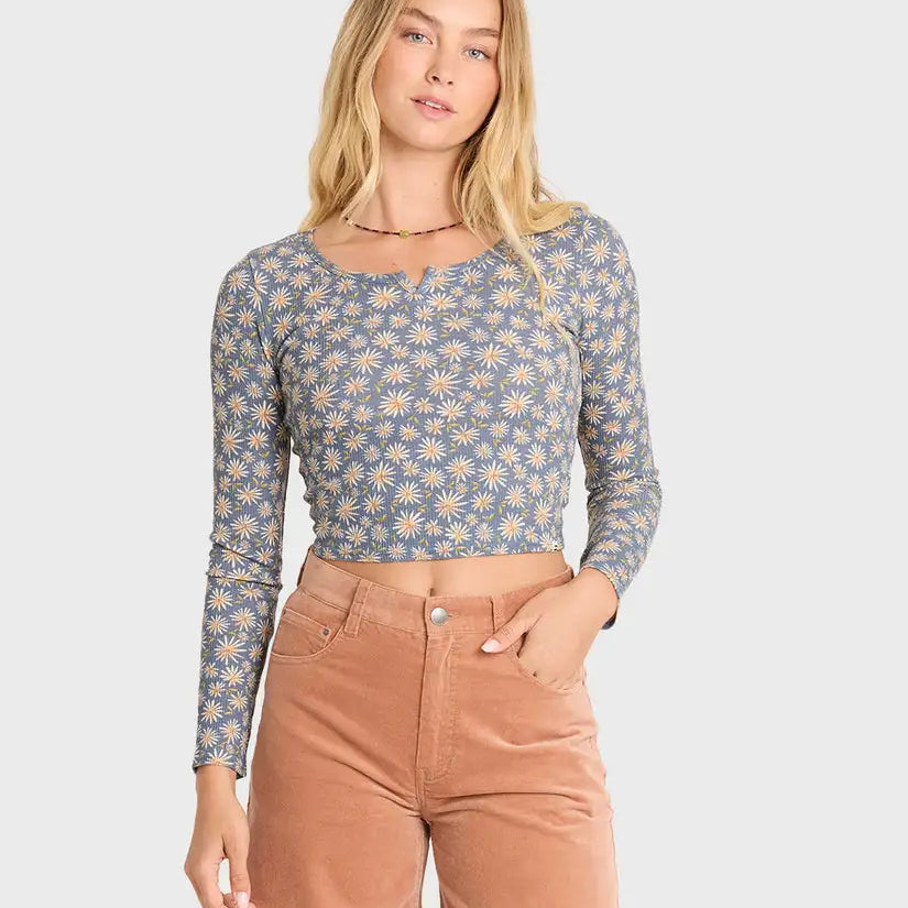 Billabong Womens Shirt Reese Long Sleeve Thermal