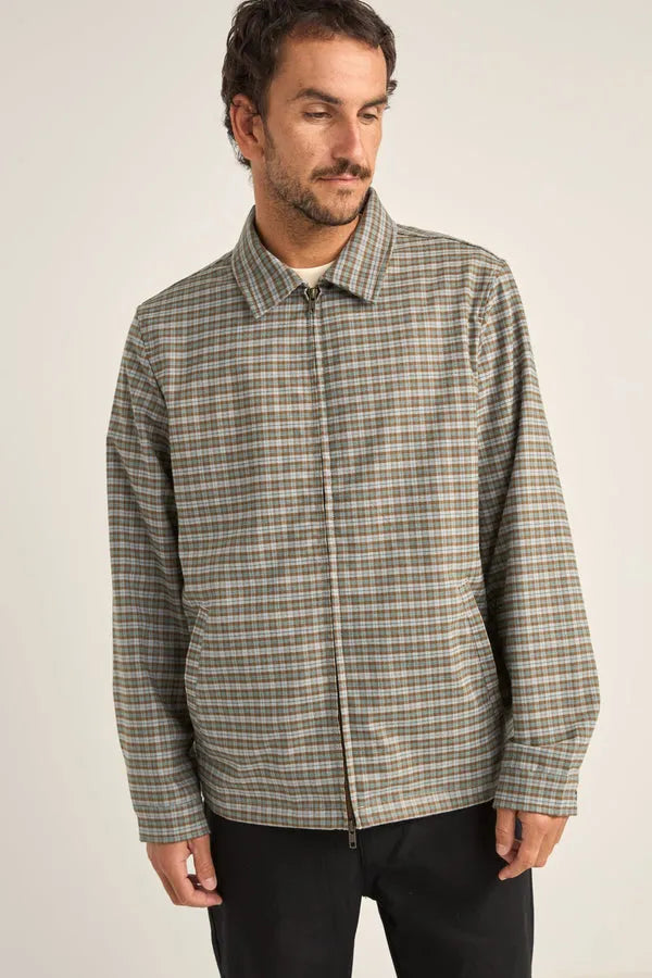 Rhythm Mens Jacket Jordy Check