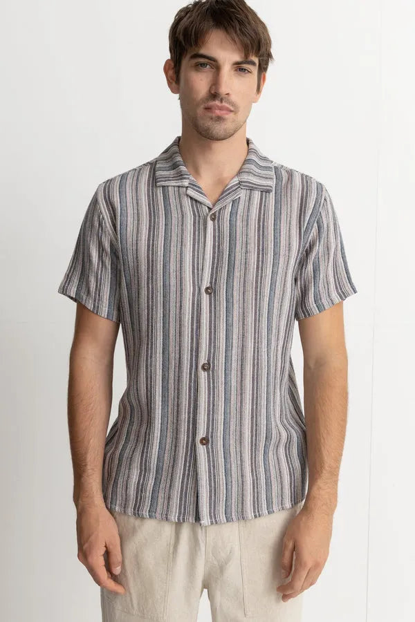 Rhythm Mens Woven Yesterday Linen