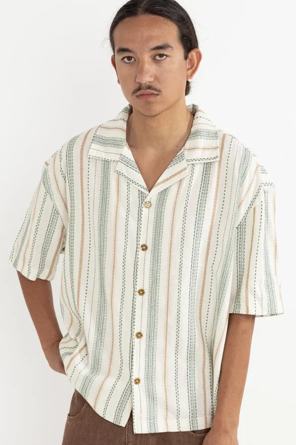 Rhythm Mens Woven Relaxed Stripe