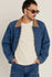 Rhythm Mens Jacket Washed Denim James