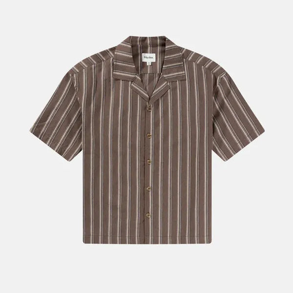 Rhythm Mens Woven Baja Relaxed Stripe