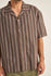 Rhythm Mens Woven Baja Relaxed Stripe