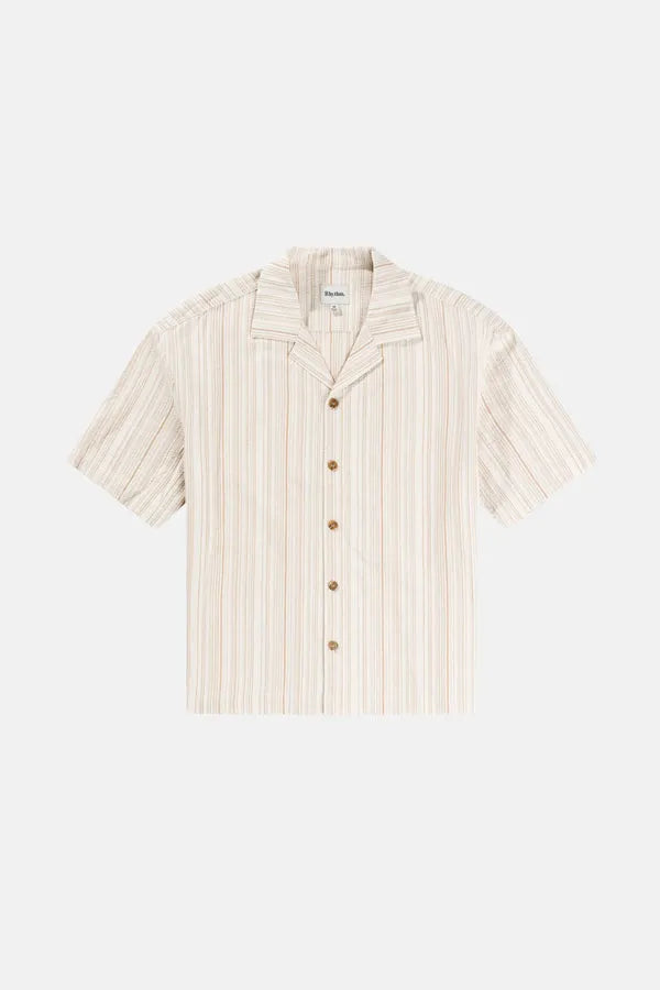 Rhythm Mens Woven Benny Relaxed Stripe