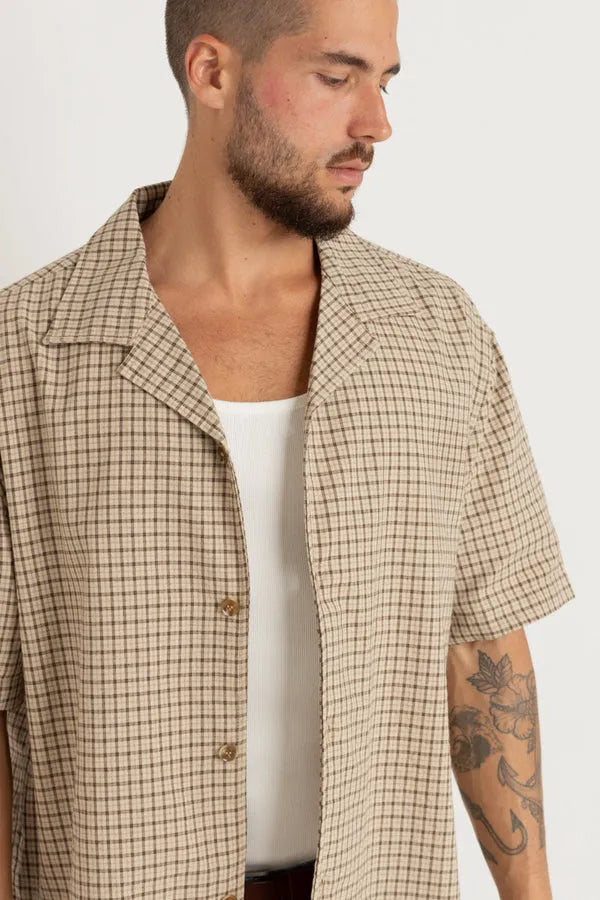 Rhythm Mens Woven Jeremy Check