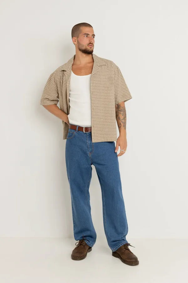 Rhythm Mens Woven Jeremy Check