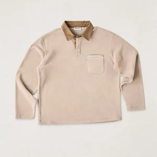Rhythm Mens Shirt Ladder Polar Ls Polo