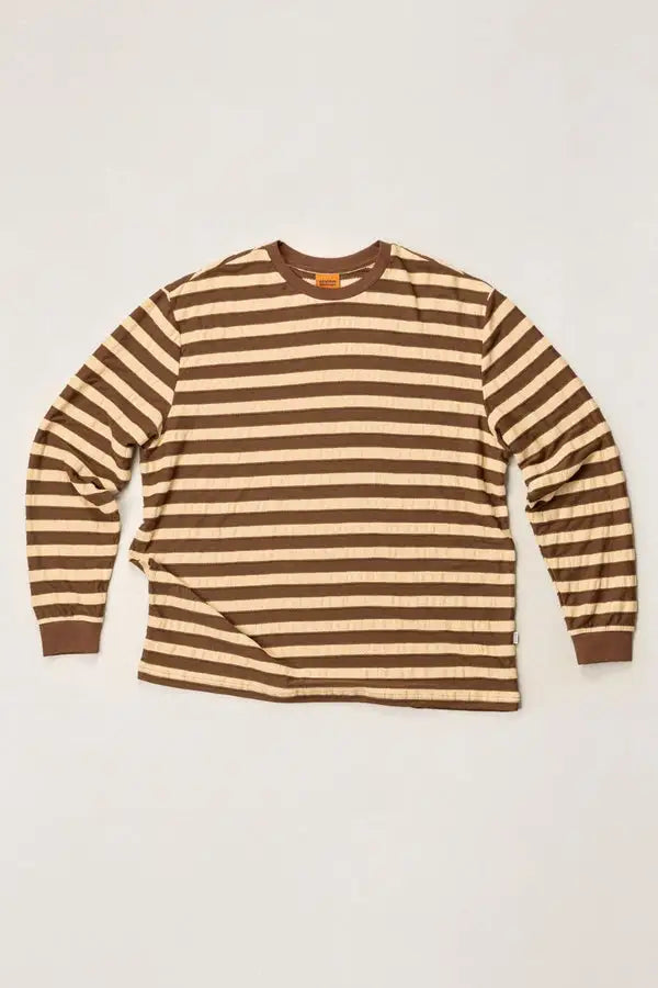 Rhythm Mens Shirt Textured Stripe