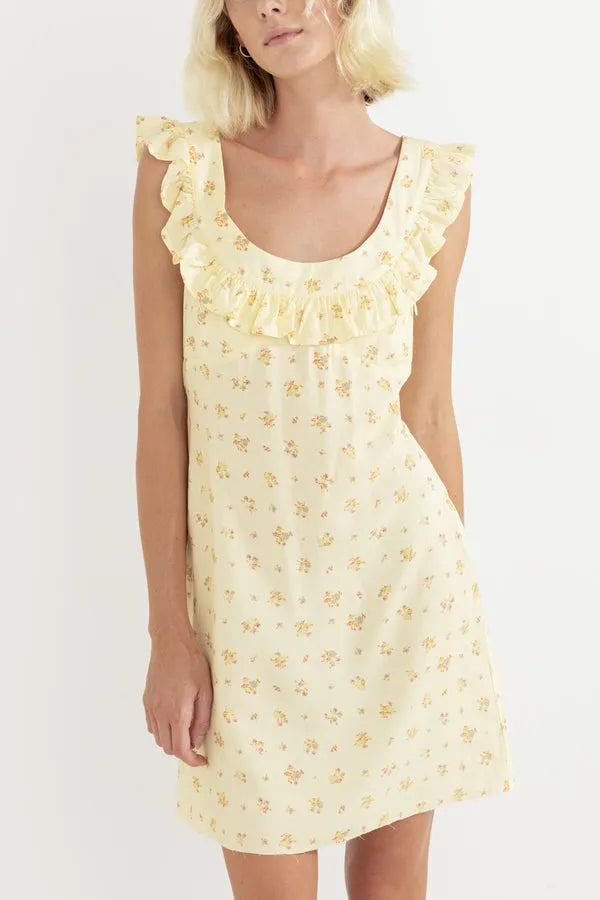 Rhythm Womens Dress Dahlia Off Shoulder Mini