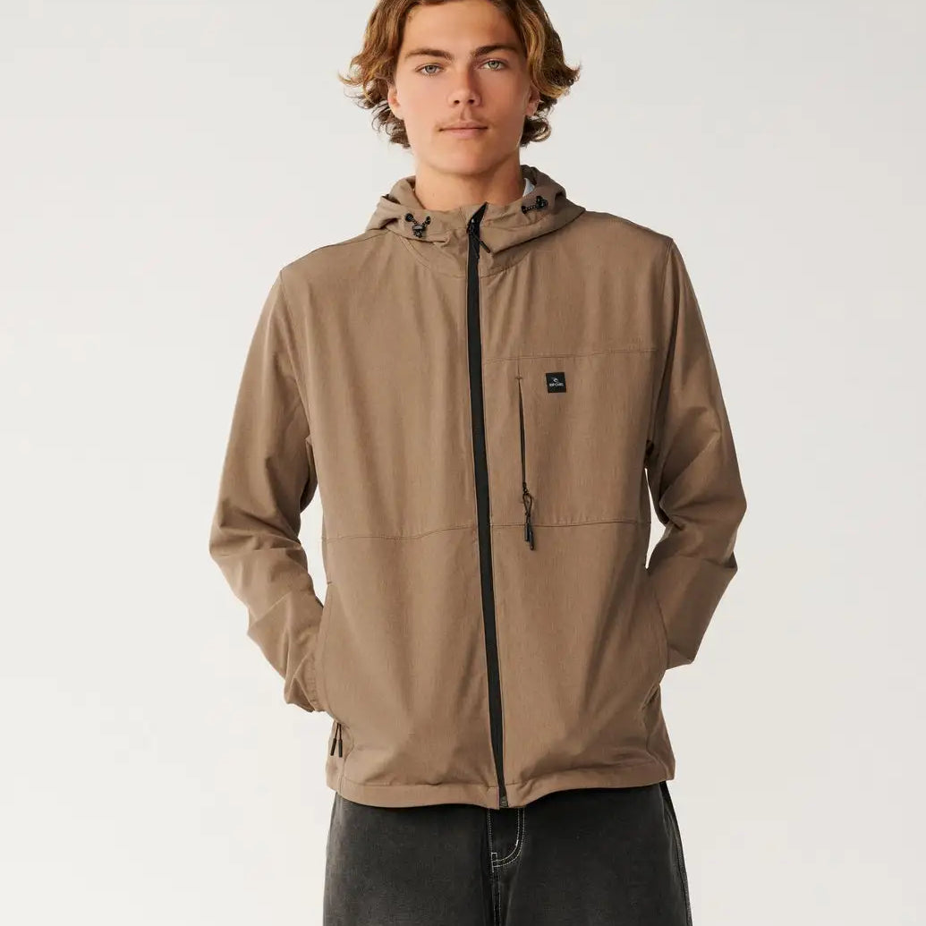 Rip Curl Mens Jacket Elite Anti-Series Zip Through